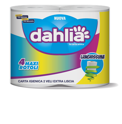 DAHLIA CARTA IGIENICA 4 ROTOLI