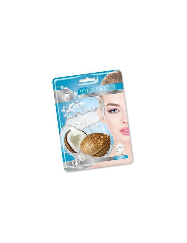 SETABLU MASCHERA VISO IN TESSUTO COCCO