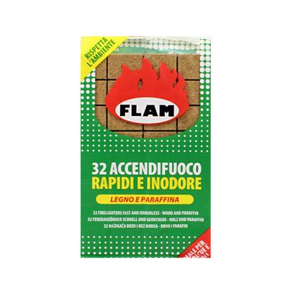 FLAM ACCENDIFUOCO 32 CUB.LEGNOePARAFFINA