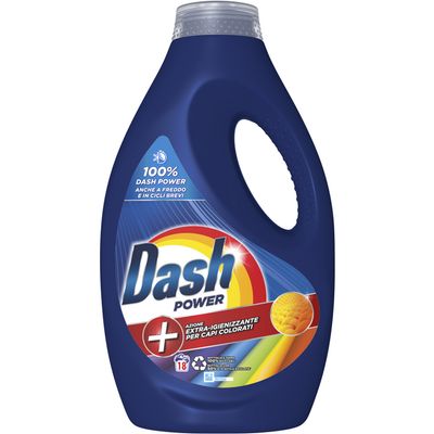 DASH POWER 18 LAVAGGI  900ML CAPI COLORATI