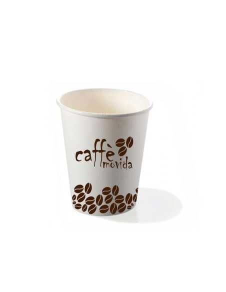 DEALO BICCHIERI CARTA CAFFE&#39;50PZ MARRONE