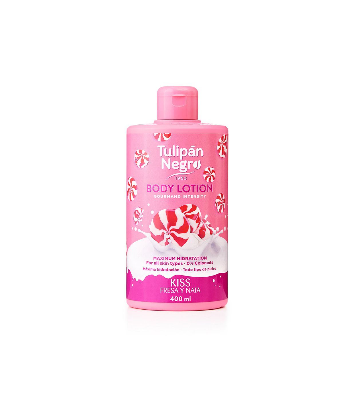 TULIPAN NEGRO CREMA CORPO STRAWBERRY AND CREAM KISS 400ML