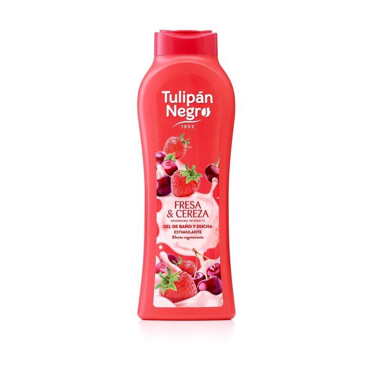 TULIPAN NEGRO DOCCIA GEL STRAWBERRY AND CHERRY PASSION  720M