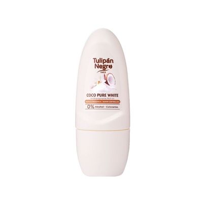 TULIPAN NEGRO ROLL-ON DEODORANT  COCCO PURE WHITE 50ML