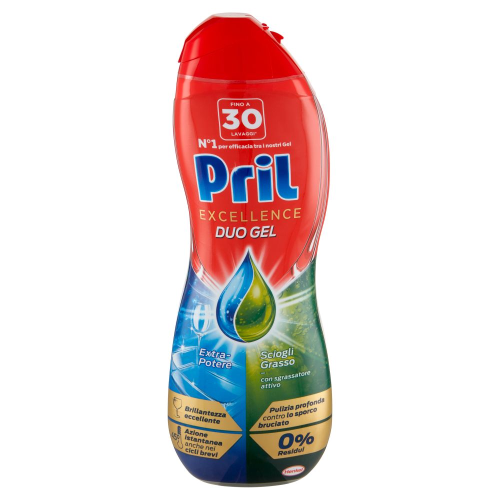 PRILL EXECELL. GEL 30 LAV SCIOGLI GRASSO