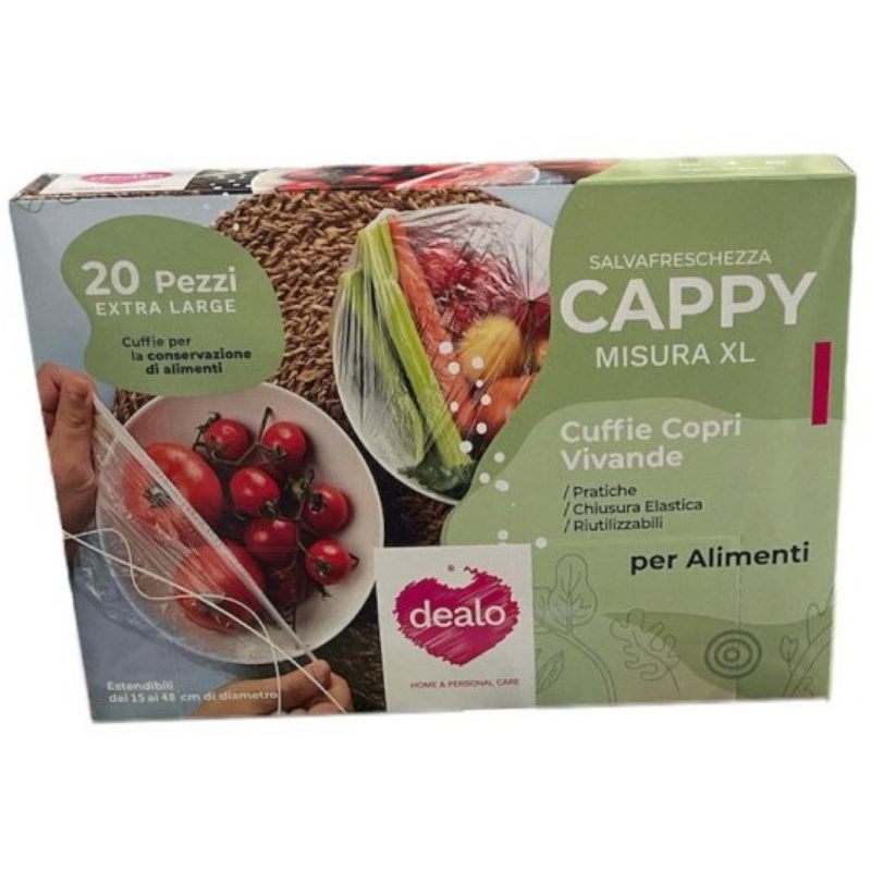 DEALO CUFFIE CAPPY COPRIVIVANDE 20PZ XL