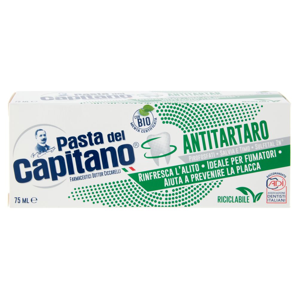 PASTA DEL CAPITANO DENTIFRICIO ANTITARTARO 75ML