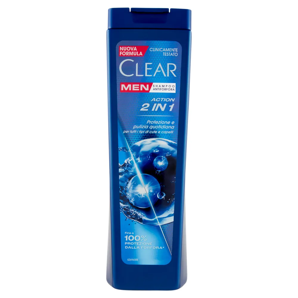 CLEAR MEN SH.ACTION 2in1 225 ML