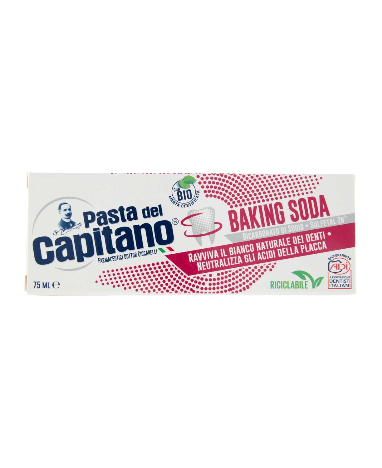 PASTA DEL CAPITANO DENTIFRICIO 75ML BAKING SODA