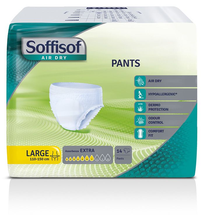 SOFFISOF PANTS AIR DRY LARGE 14 PZ