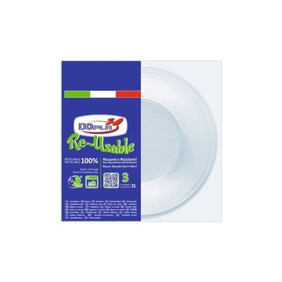 DOPLA INSALATIERE 2LT X 3PZ RIUTILIZZAB.