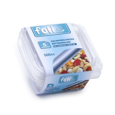 FOLI&#39;CONT.PACK SALVAFRESC.500CC 5PZ RETT