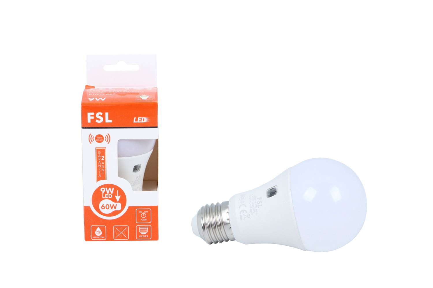 LAMPADINA CREPUSCOLARE E27 4000K NATURAL