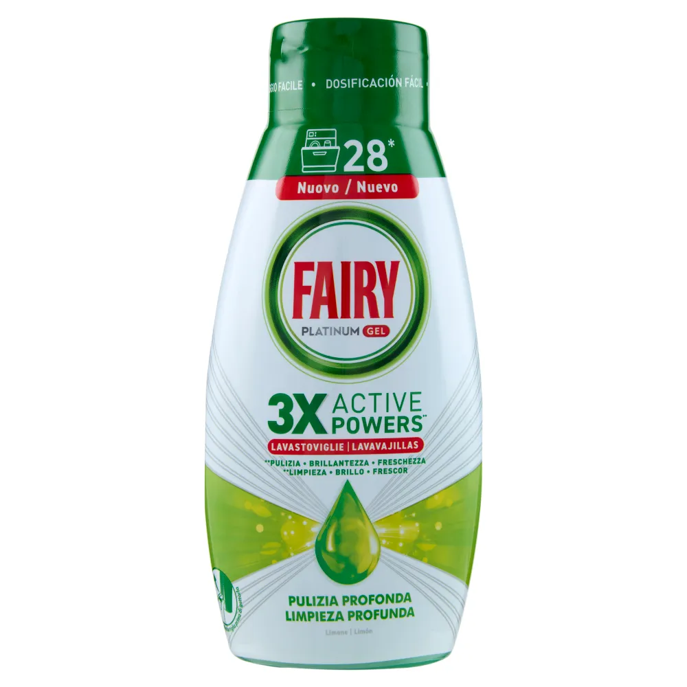 FAIRY PLATINUM GEL 504ML PULIZIA PROFONDA