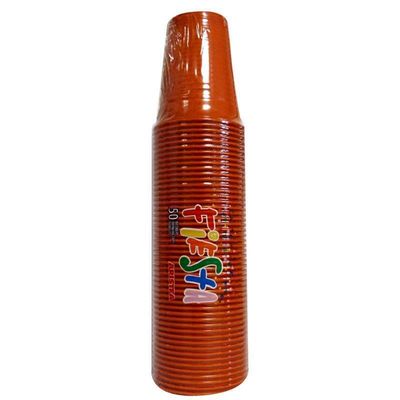 BICCHIERI 200CC 50PZ ARANCIO