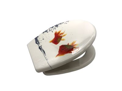 SEDILE DA BAGNO PESCI DUROPLAST