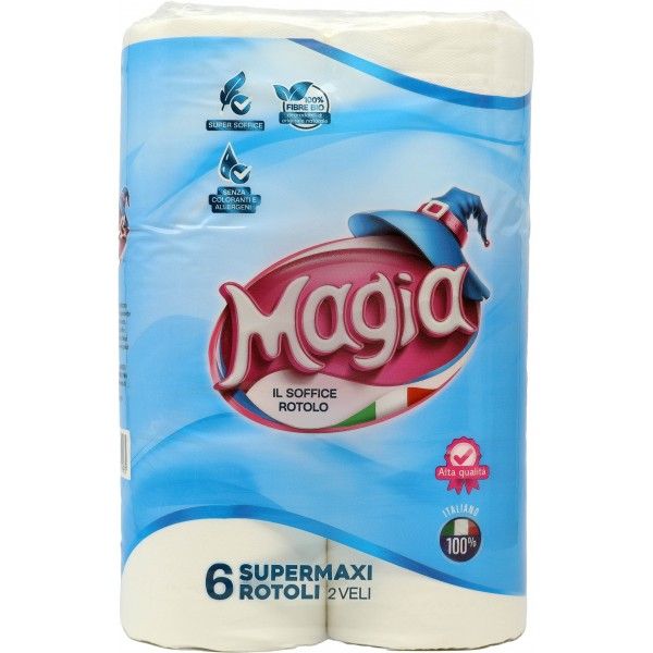 MAGIA CARTA IGIENICA 6 ROTOLI 2 VELI