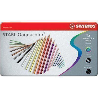 PASTELLI STABILO AQUACOLOR 12PZ