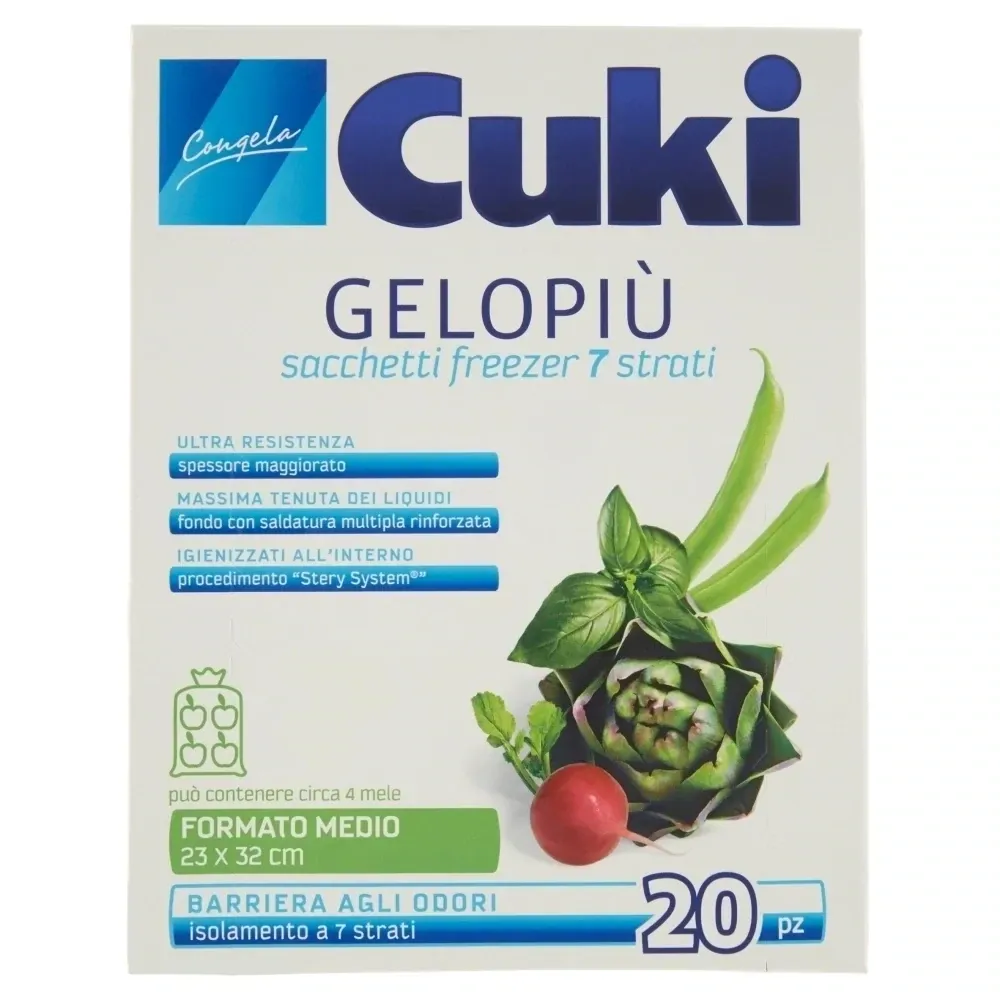 CUKI GELO PIU&#39; 20PZ 23X32