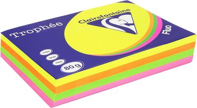 CARTA FLUORESCENTE FTO A4 100FF