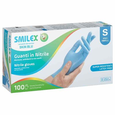 SMILEX GUANTI NITRILE PZ100 SMALL