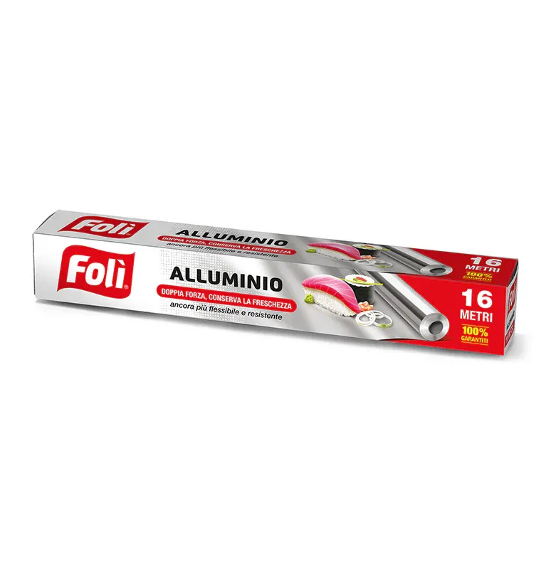 FOLI&#39;ROLL ALLUMINIO 16MT TRAMA GOFFRATA