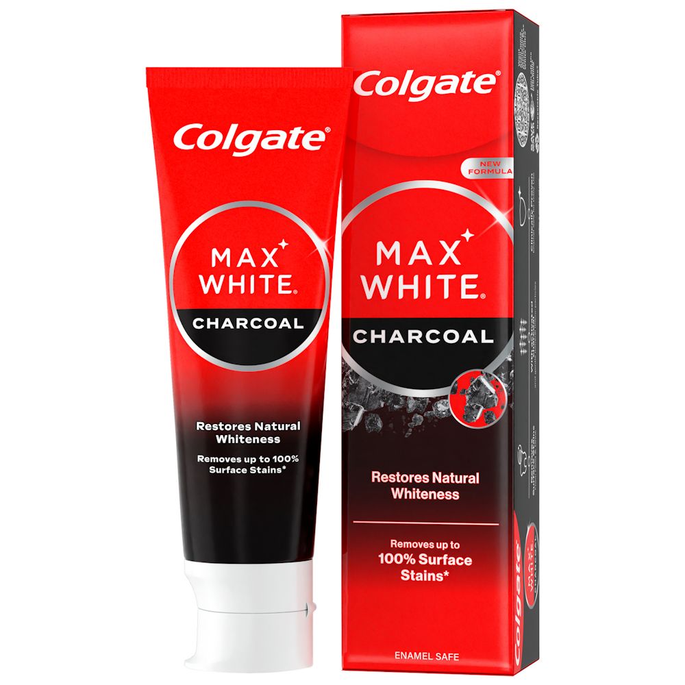COLGATE MAX WHITE CHARCOAL 75ML