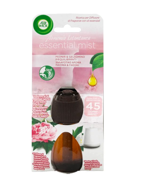 AIRWICK DIFFUSORE DI OLII ESSENZIALI PEONIA E GELSOMINO RICA