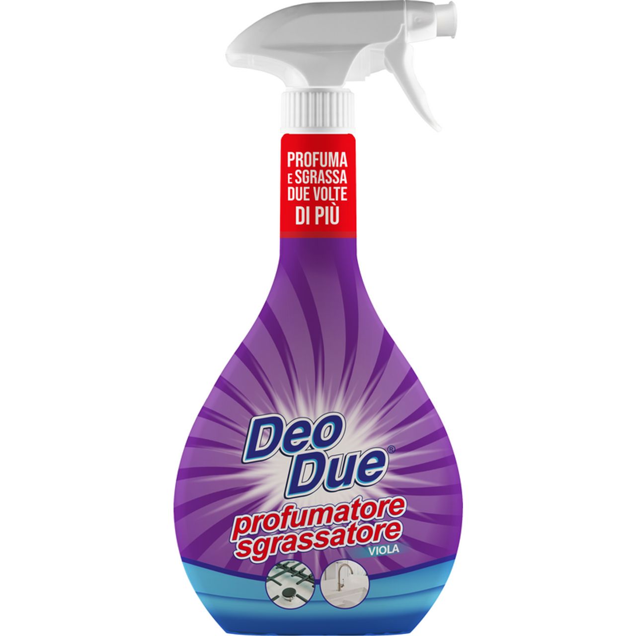DEO DUE SGRASS.SPRAY 600ML VIOLA