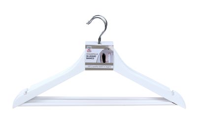GRUCCIA LEGNO PZ3 44.5X23CM COLORE BIANCA