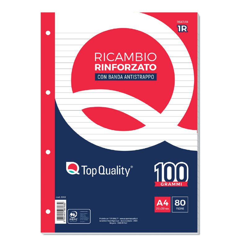 RICAMBIO RINFORZATO 100GR 80PAG 1R