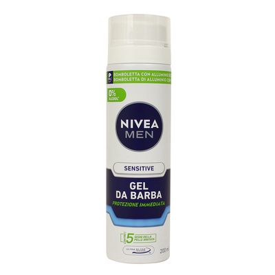 NIVEA GEL BARBA 200ML SENSITIVE