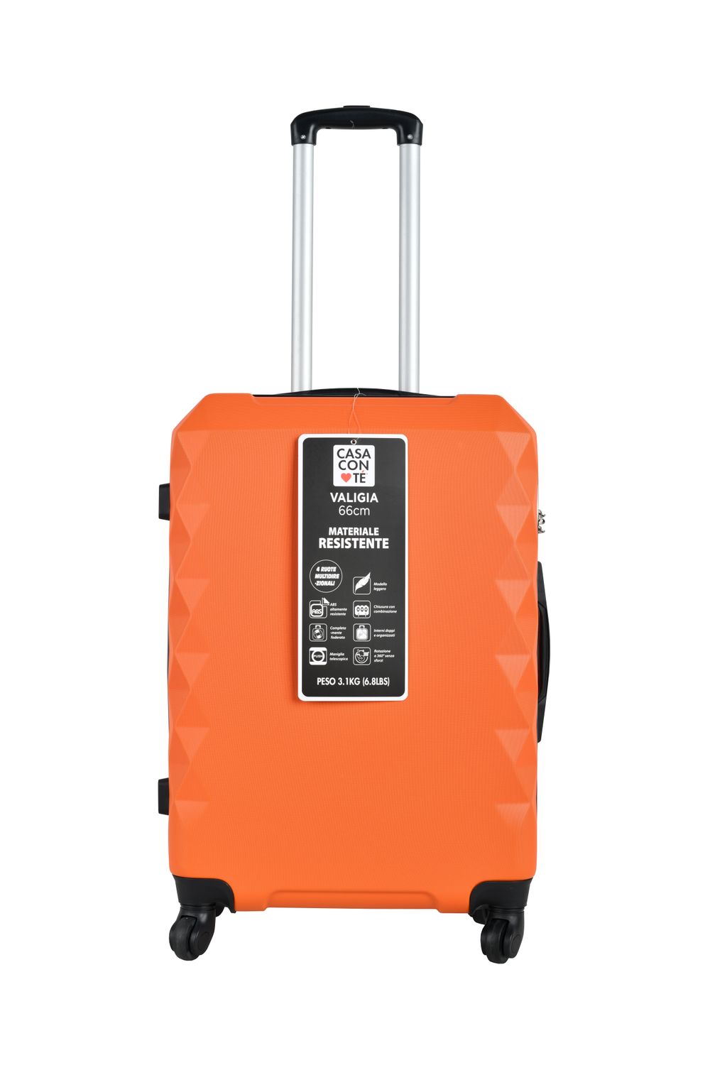 VALIGIA ABS 37X21X56 ARANCIO