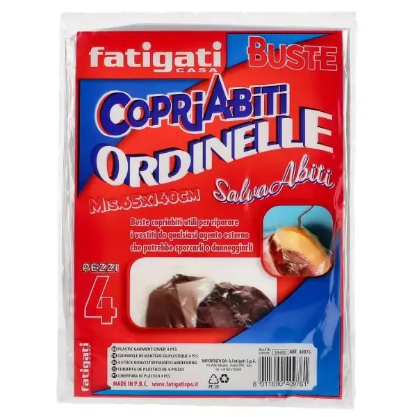 COPRIABITI 65X140CM 4PZ