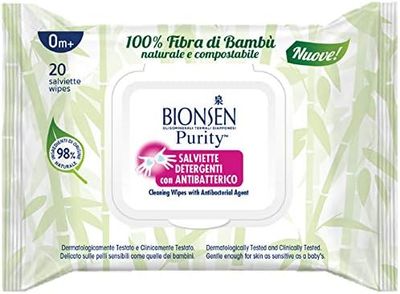 BIONSEN SALVIETTINE DETERGENTI X20 ANTIBATTERICO