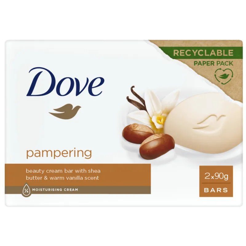 DOVE SAPONETTA 90GRX2 KARITE&#39;eVANIGLIA