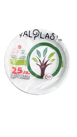 PIATTI FRUTTA RIUTILIZZABILI X25 VALPLAST