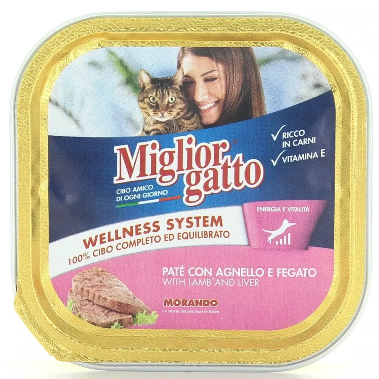 MG VASCHETTA 100GR PATE&#39; AGNELLO E FEGAT