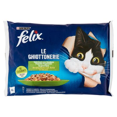 FELIX GHIOTTONERIE MANZO E POLLO GR100X4