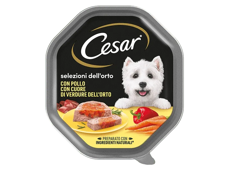 CESAR CANE CUORE DI VERDURE POLLO GR150
