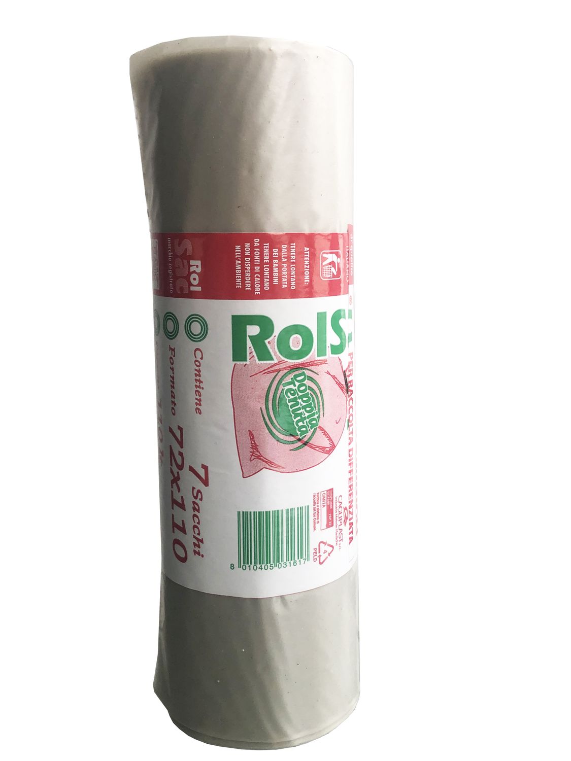 SACCHI NETTEZZA 72X110 AMBRATO 7 PZ