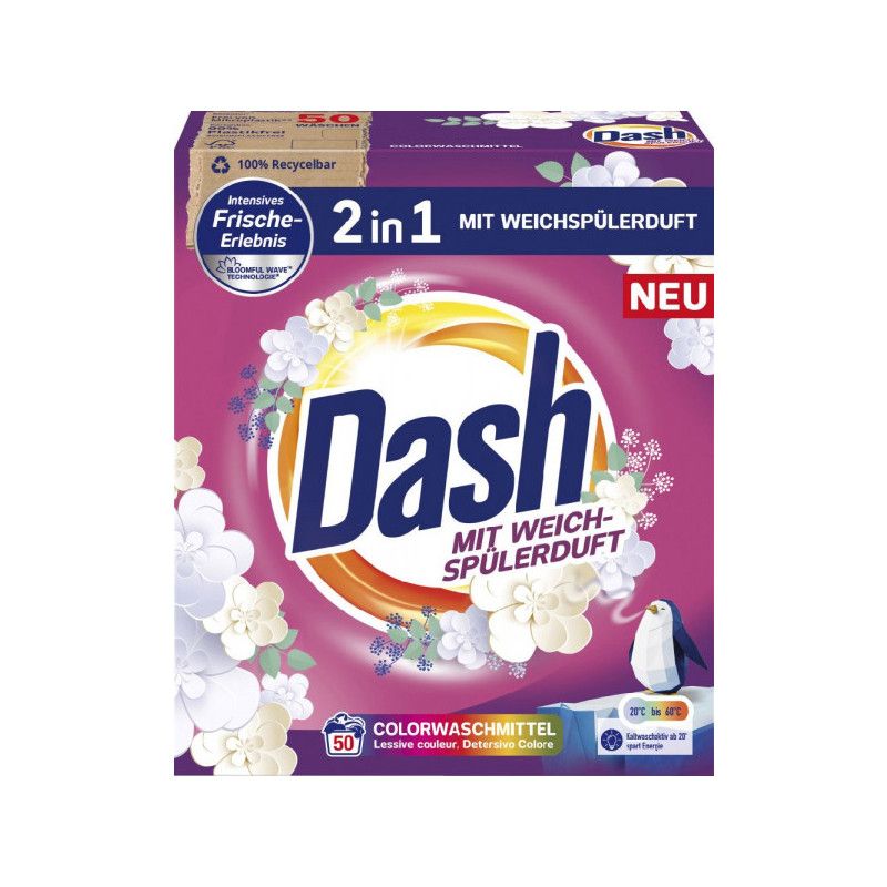 DASH LAVATRICE 50 LAV.2IN1 POLVERE 3KG COLOR