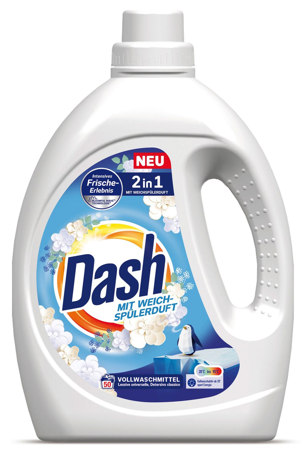 DASH LAVATRICE 50 LAVAGGI .2IN1 2,25LT UNIVERSALE