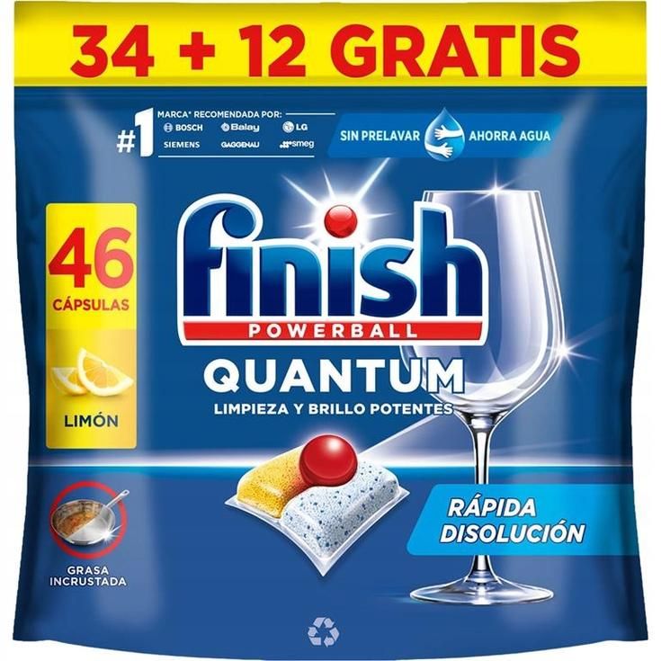 FINISH QUANTUM POWERBALL 46 TABS LIMONE