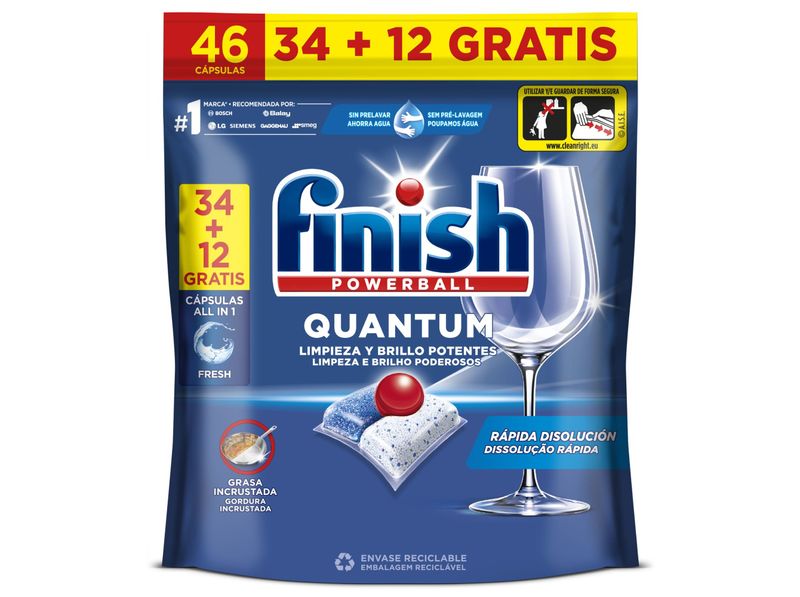 FINISH QUANTUM POWERBALL 46 TABS REGULAR
