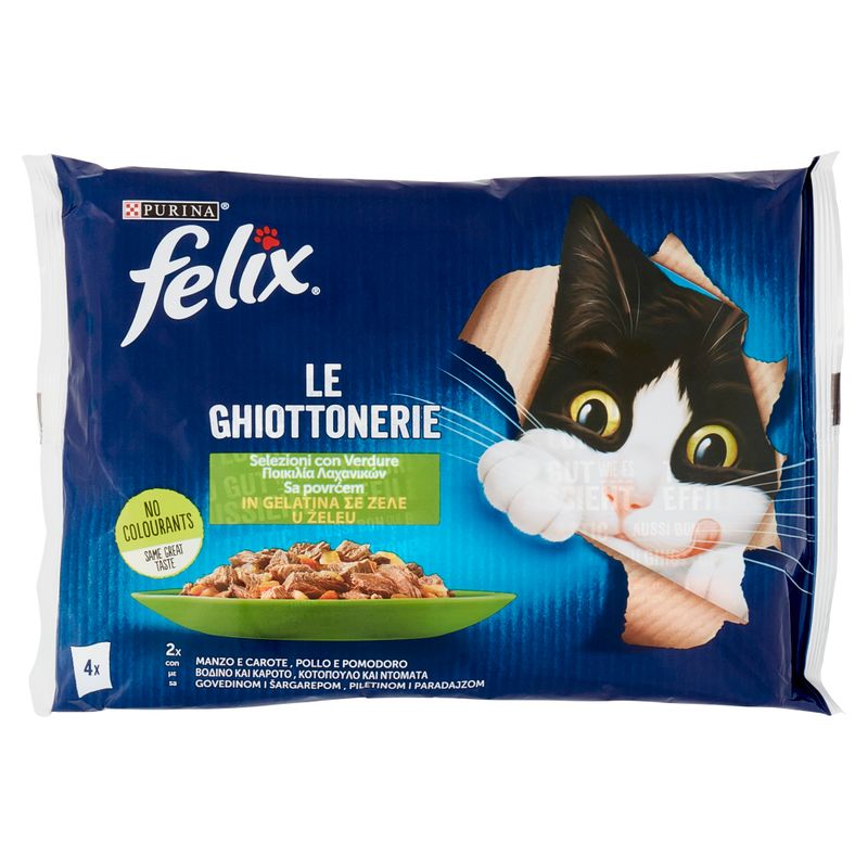 FELIX GHIOTTONERIE MANZO E POLLO GR100X4