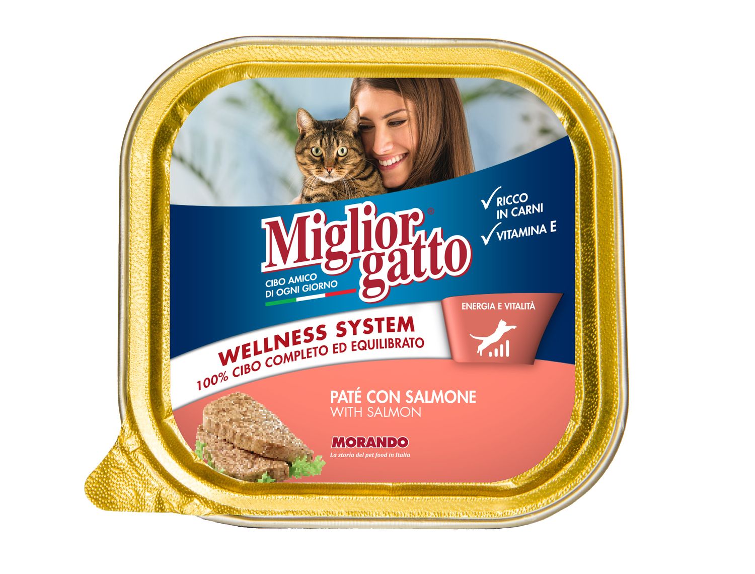 MG VASCHETTA 100GR PATE&#39; SALMOME