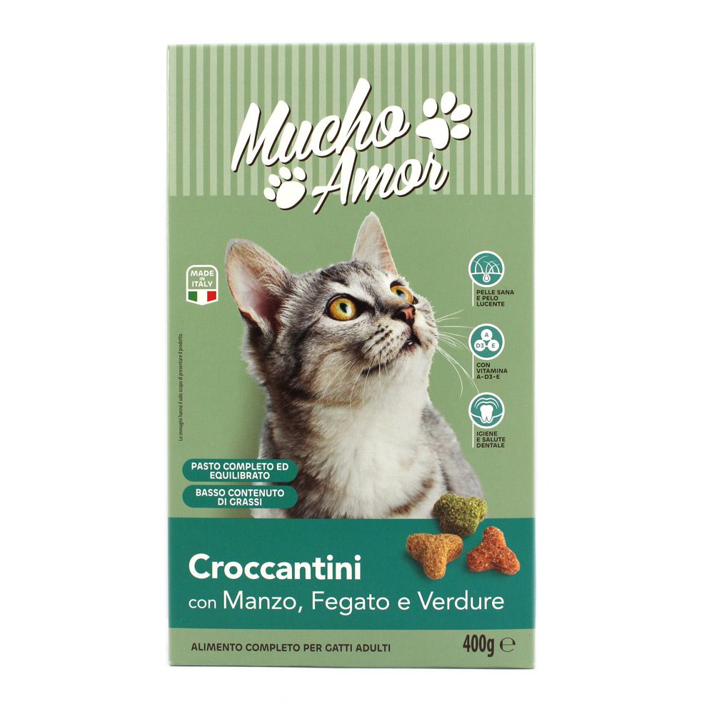 MUCHOAMOR GATTO CROCC. 400GR MA,FE,VER