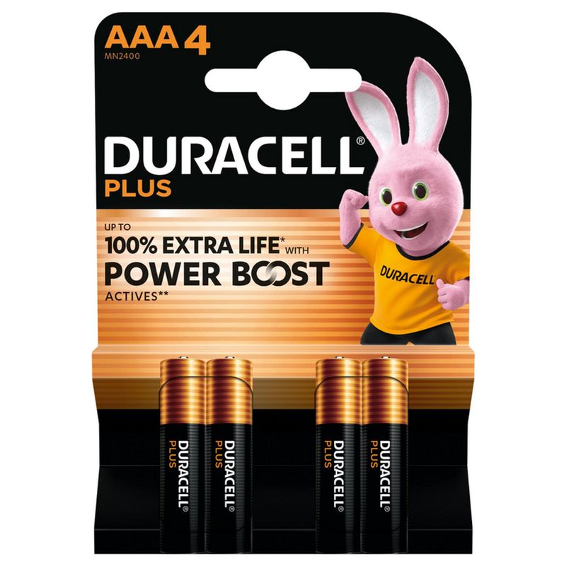 DURACELL PLUS POWERBOOST 4PZ AAA