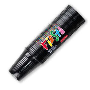 BICCHIERI 200CC 50PZ NERO